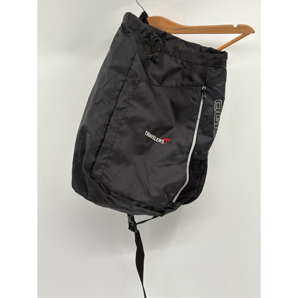 Ogio Sling Bag Backpack Travelers Black One Shoulder Drawstring Close‎